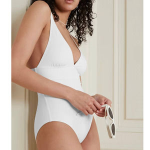 White One Piece Eres Swimsuit New with Tags